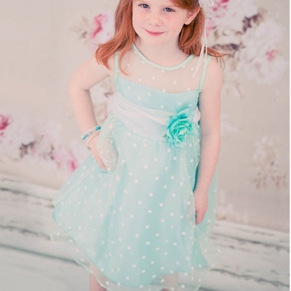 5/$20*when bundled* NWT Size 2T Mint Green Flower Dress